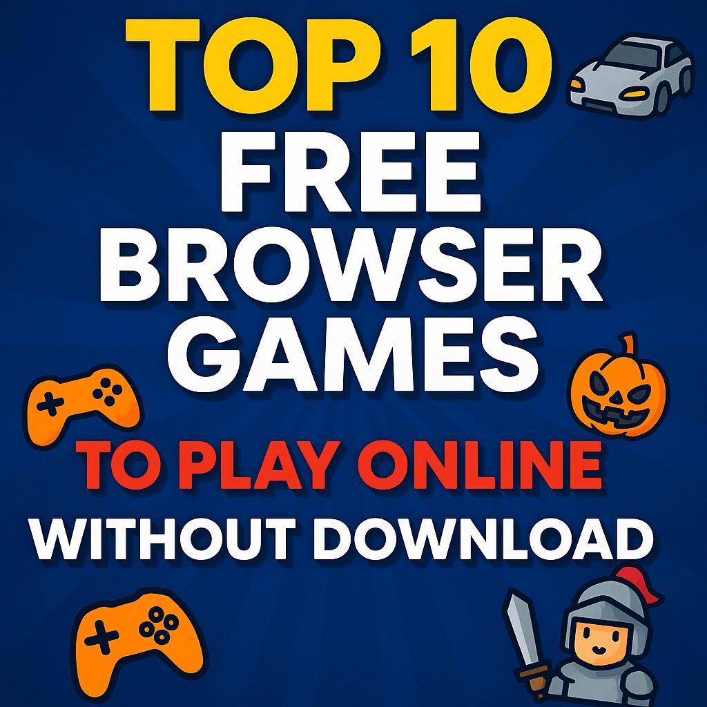 Top 10 Free Browser Games to Play Online Without Download