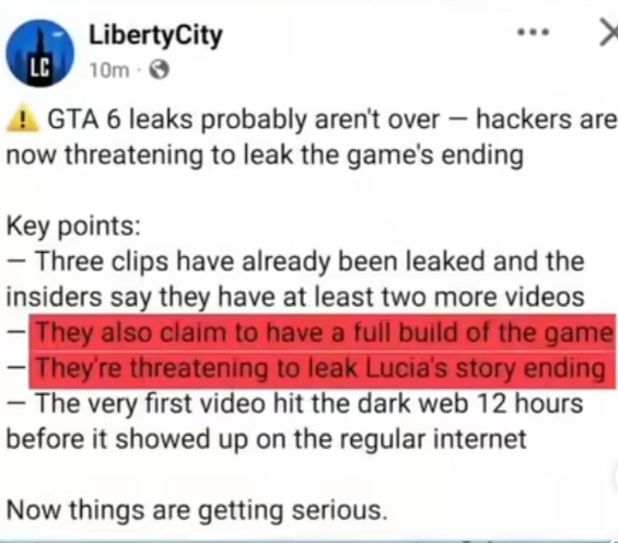 gta 6 leaks updates